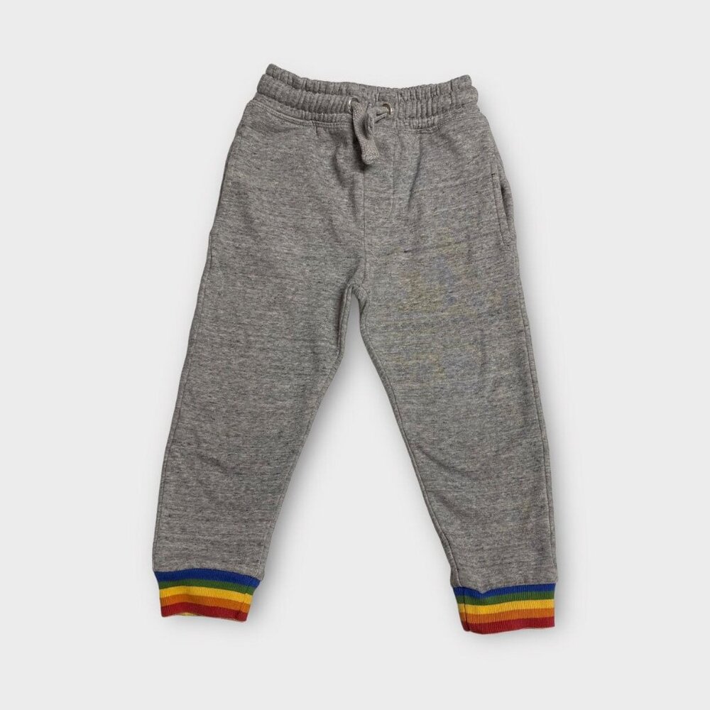 Next 3/4 Gray Rainbow Joggers